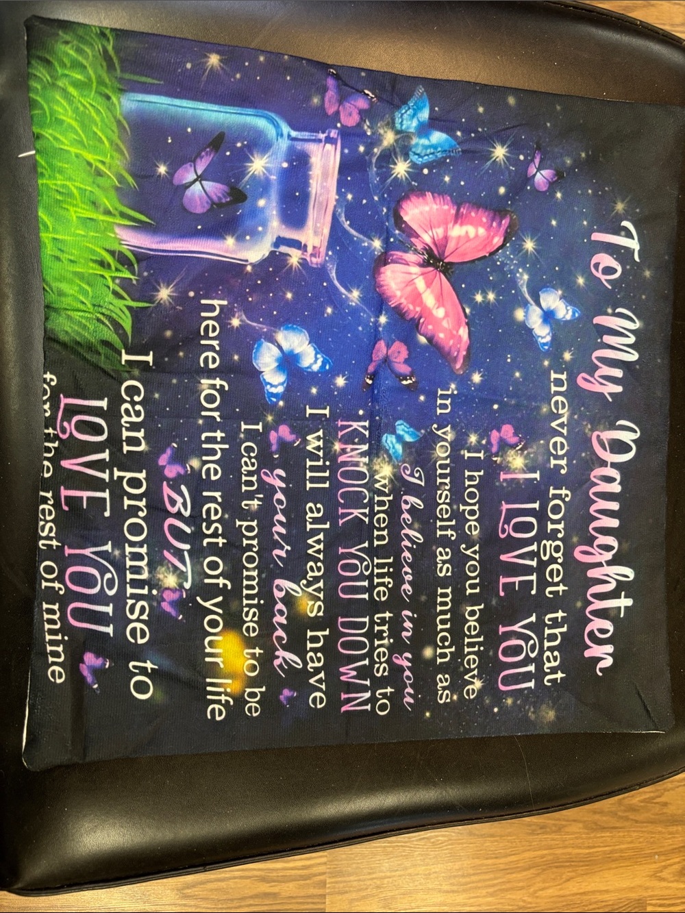 Butterfly Jar Daughter Love pillowcase